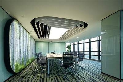 騰訊科技(北京)希格瑪大廈4F辦公區(qū)裝修工程_美國室內(nèi)設(shè)計(jì)中文網(wǎng)